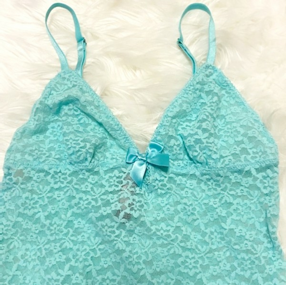 Turquoise teddy - Picture 2 of 4